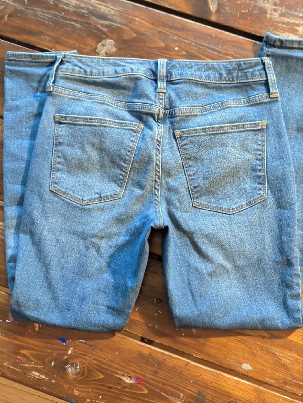 Universal Thread Women's Skinny Jeans in Medium Blue - Picture 7 of 7